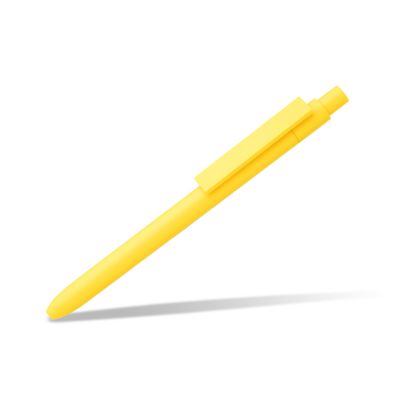 AVA, plastic ball pen, yellow