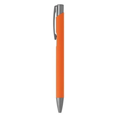 OGGI SOFT GRAY, metalna kemijska olovka, narančasto