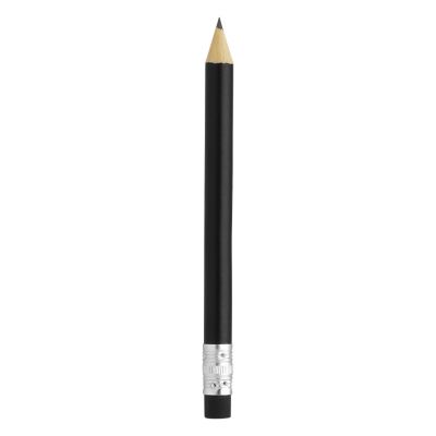 PIGMENT MINI, drvena olovka hb sa gumicom, crna