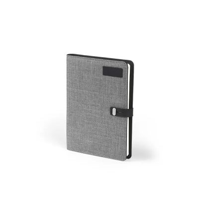 DUBLIN, portfolio case with a5 notebook, gray