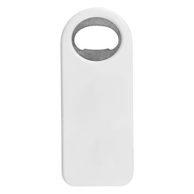 MAGNET BLANCO, bottle opener with magnet, white