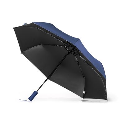 ALLEGRO,  foldable windproof umbrella with auto open/close function, blue