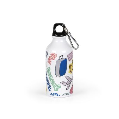CAMPUS SUBLI, sports bottle, 400 ml, white