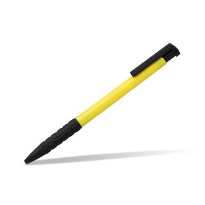 2001, plastic ball pen, yellow